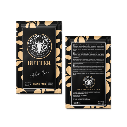 TattooBull Professional Tattoo After Care Butter 10 ml - Şaset Dövme Bakım Kremi