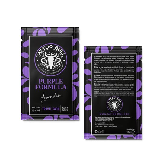 TattooBull Purple Formula Glide 10 ml - Şaset 60Lı Kutu