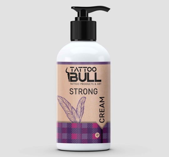 TattooBull Strong Premium Stencil Cream 240 ml. - Dövme Transfer Sıvısı - Transfer Jeli