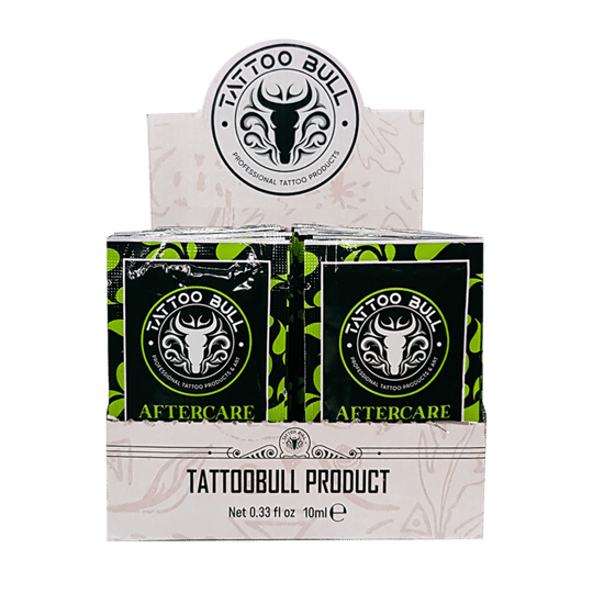 TattooBull Tattoo Aftercare Vegan 10 ml - Şaset Dövme Bakım Kremi 60Lı Kutu