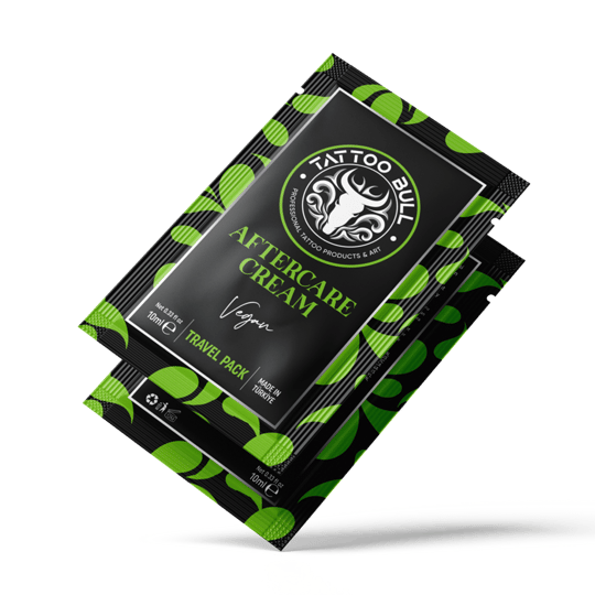 TattooBull Tattoo Aftercare Vegan 10 ml - Şaset Dövme Bakım Kremi 60Lı Kutu
