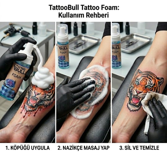 TattooBull Tattoo Foam - Dövme Temizleme Köpüğü 150 ml