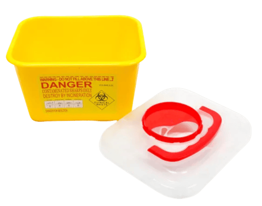 Tıbbi Atık Kutusu Sarı - 5 Litre