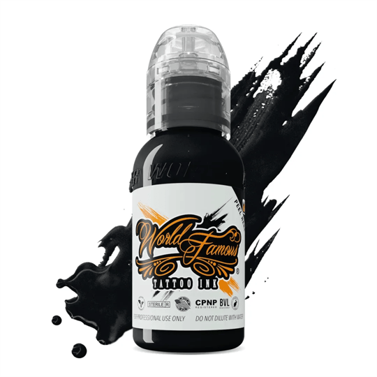 True Black - World Famous Ink Dövme Boyası - 1oz/30ml