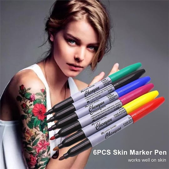 Vücut Çizim Kalemi 6lı