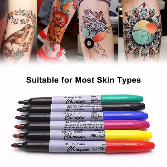 Vücut Çizim Kalemi 6lı