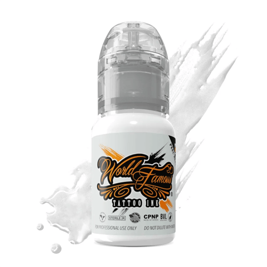 White House - World Famous Ink Dövme Boyası - 1/2oz/15ml