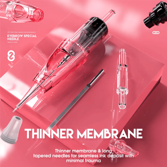 WJX PMU 0801 RL 1RL 0.25mm Round Liner - Kartuş Dövme & PMU İğnesi
