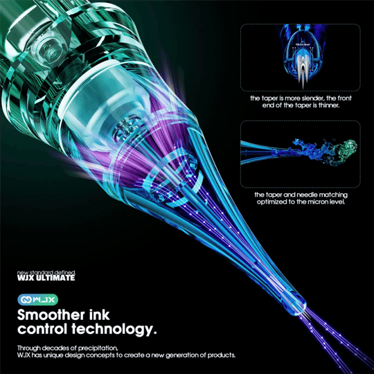 WJX Ultimate 0607 RL 7RL Long Taper Kartuş Dövme İğnesi 20 Adet