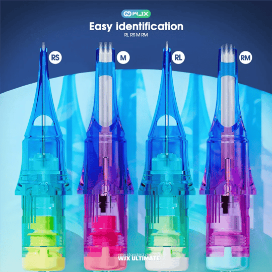 WJX Ultimate 1014 RL 14RL Long Taper Kartuş Dövme İğnesi 20 Adet