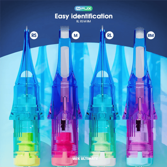 WJX Ultimate 1207 RM-2 7RM Medium Taper Kartuş Dövme İğnesi 20 Adet