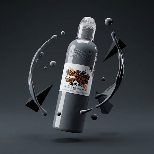 World Famous Ink Battleship Grey Gri Dövme Boyası 4oz - 120ml
