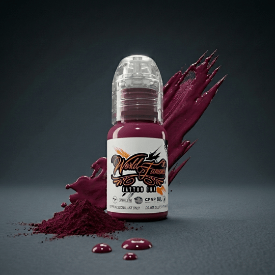 World Famous Ink Blackberry Böğürtlen Moru Dövme Boyası 1/2oz - 15ml