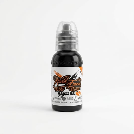 World Famous Ink Legendary Outlining Siyah Çizgi Dövme Boyası 1oz - 30ml