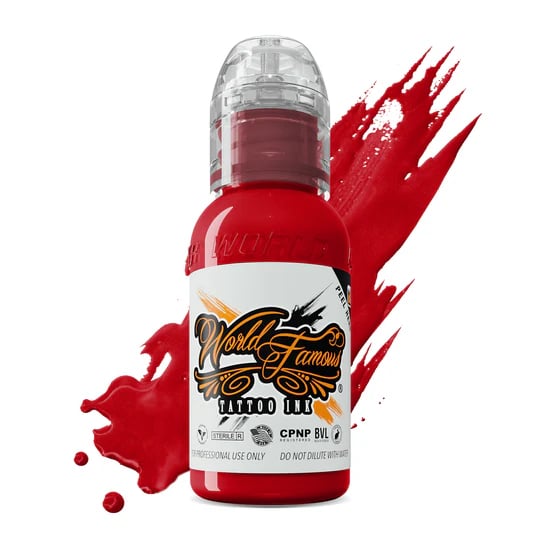 World Famous Ink Master Mike Demon Red Kırmızı Dövme Boyası 1oz - 30ml