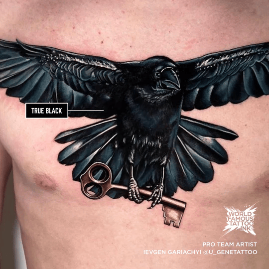 World Famous Ink True Black Siyah Dövme Boyası 4oz - 120ml