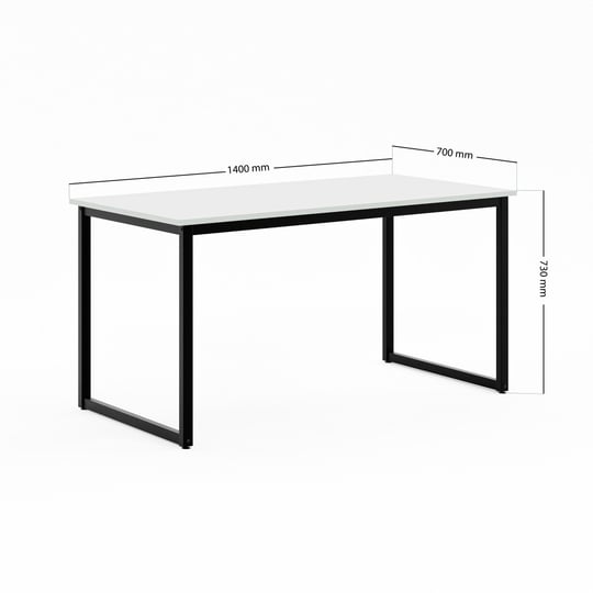 Ceramical MM1 Mutfak Masası - 70x140 cm - Beyaz