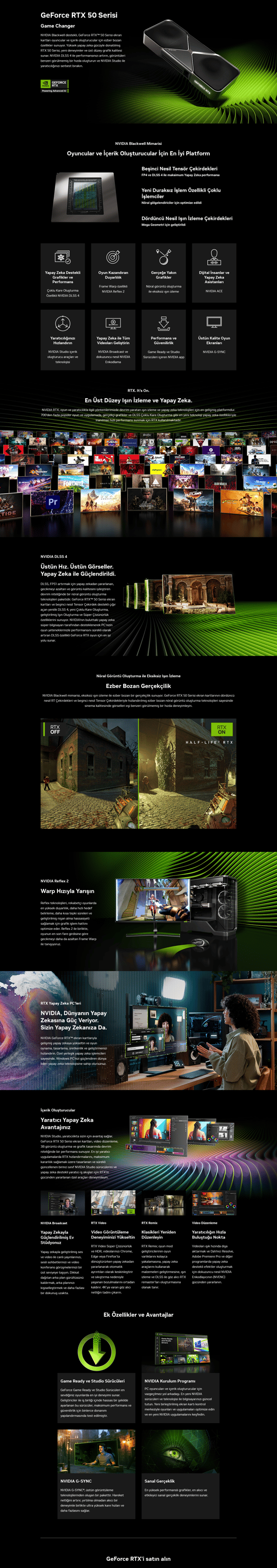Nvidia GeForce RTX 5090 32 GB GDDR7 512Bit Ekran Kartı | GANK