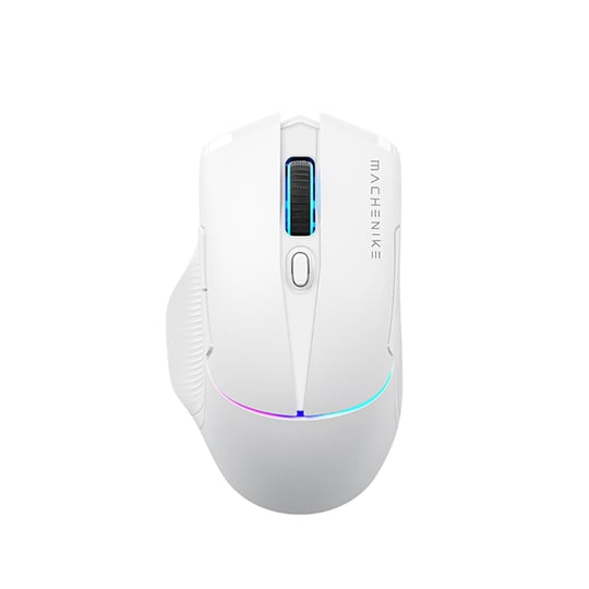 Machenike L8 Max Tri-Mode 1K Beyaz Gaming Mouse (Şarj Standı İle