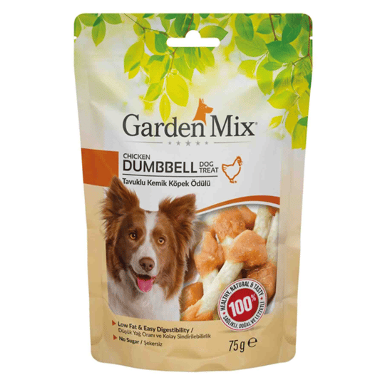 Garden Mix Tavuklu Kemik Köpek Ödül Maması 75gr