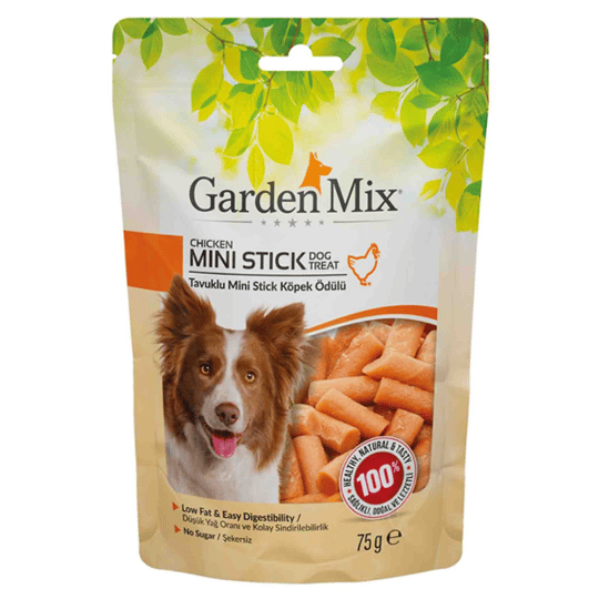 Garden Mix Tavuklu Mini Stick Köpek Ödül Maması 75gr
