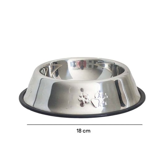 Madpet Kedi Ve Köpek Çelik Mama Kabı 18 Cm 