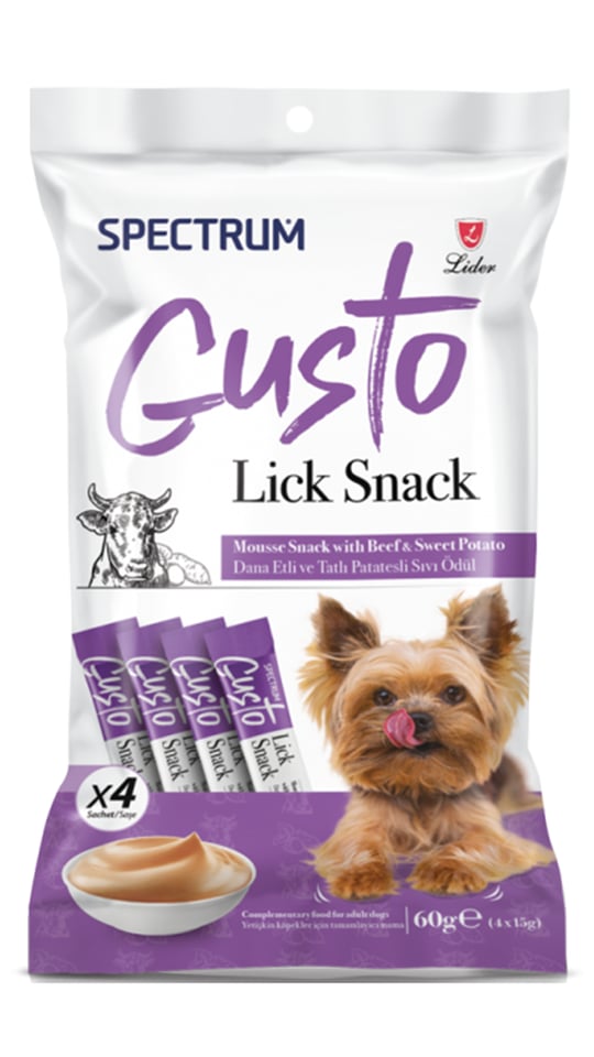 SPECTRUM GUSTO DANA ETLİ KÖPEK SIVI ÖDÜLÜ 4X15G