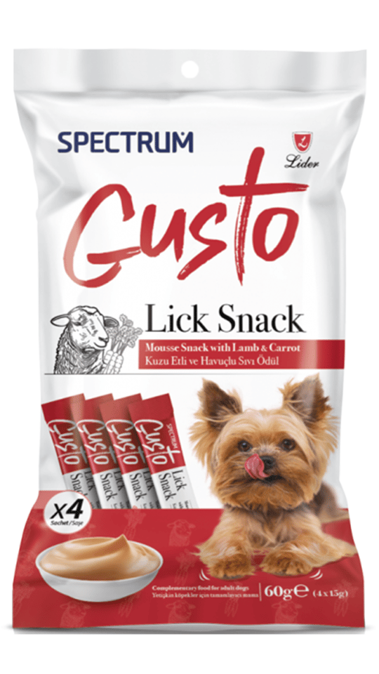 SPECTRUM GUSTO KUZU ETLİ VE HAVUÇL KÖPEK ÖDÜL15GX4