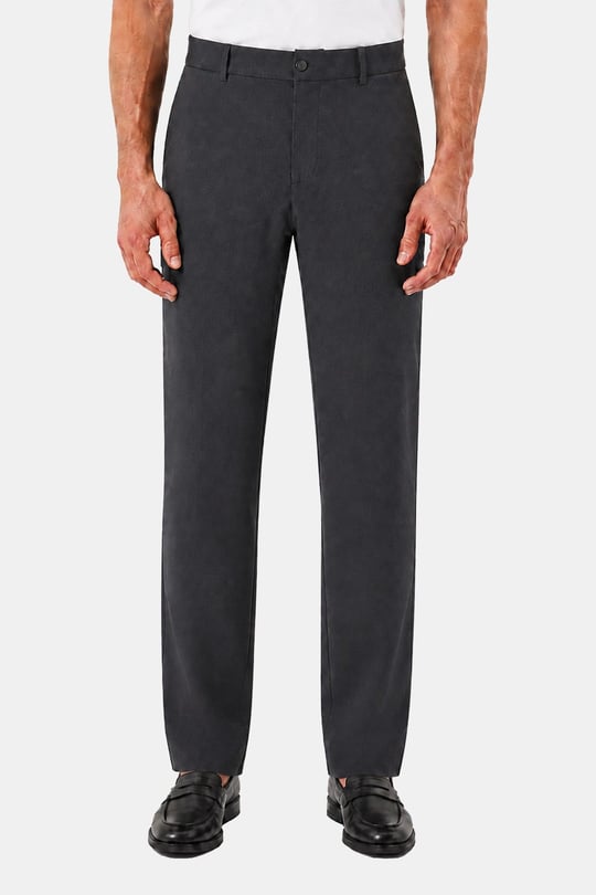 Antrasit Yanı Lastikli Köprülü Kemerli Slim Fit Jogger Pantolon