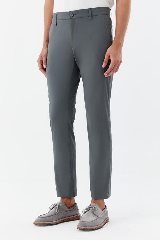 Haki Pamuklu Regular Fit Normal Bel Chino Pantolon