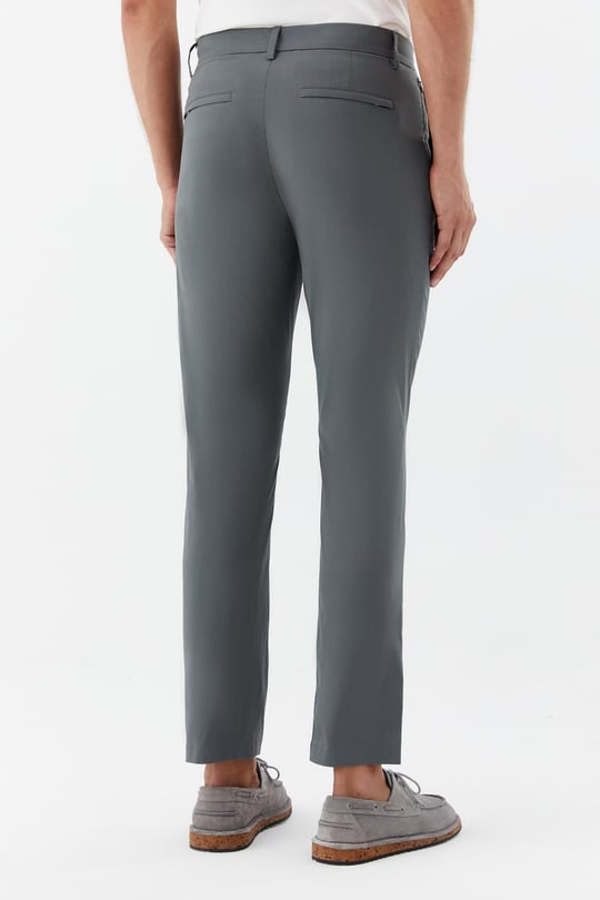 Haki Pamuklu Regular Fit Normal Bel Chino Pantolon