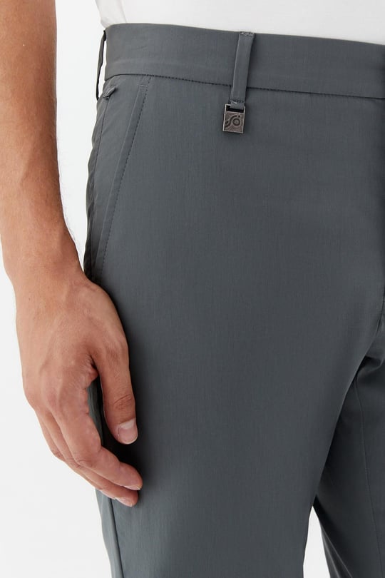 Haki Pamuklu Regular Fit Normal Bel Chino Pantolon