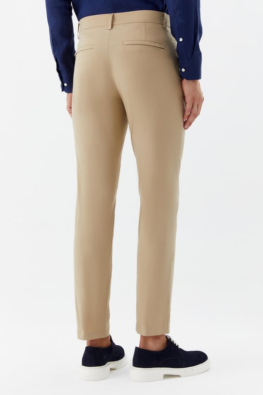 Kum Pamuklu Regular Fit Normal Bel Chino Pantolon