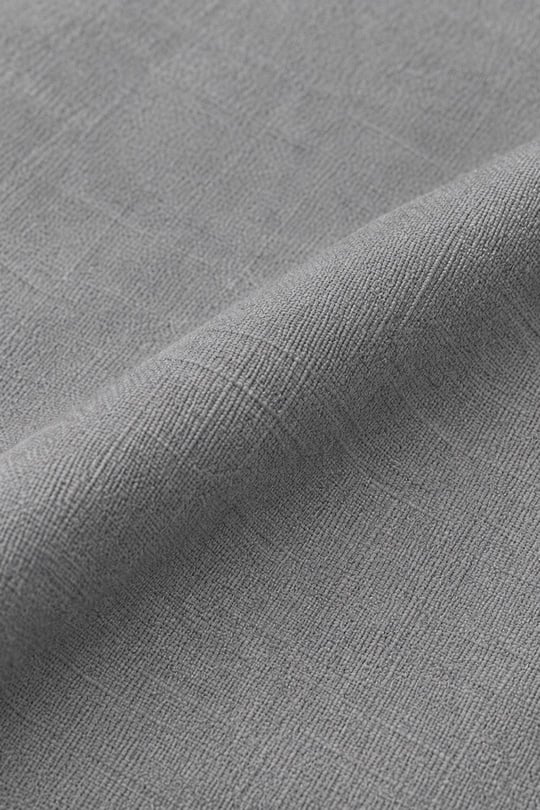 Gri Keten Görünümlü Arka Lastikli Köprü Kemerli Bağcıklı Regular Fit Jogger Pantolon