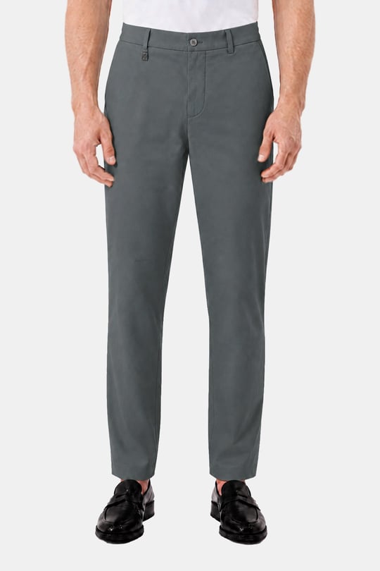 Haki Pamuklu Regular Fit Normal Bel Chino Pantolon - Sabri Özel