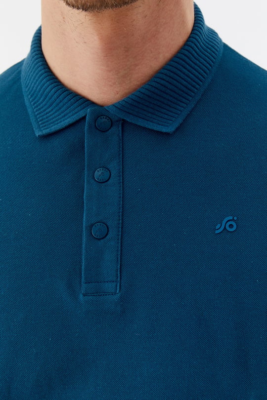 Parlement %100 Pamuk Patlı Polo Yaka Regular Fit T-Shirt 