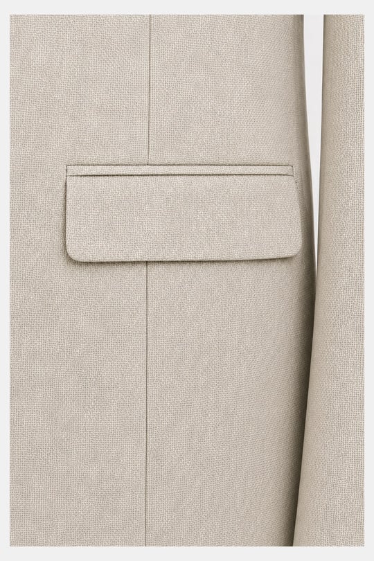 Taş Slim Fit Normal Bel 6 Drop Mono Yaka Takım Elbise