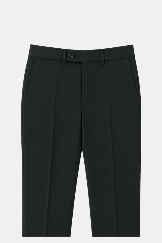 Yeşil Slim Fit Normal Bel 6 Drop Mono Yaka Takım Elbise