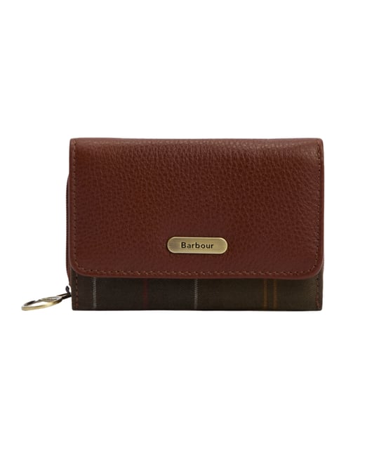 Barbour Rosa Leather French Cüzdan