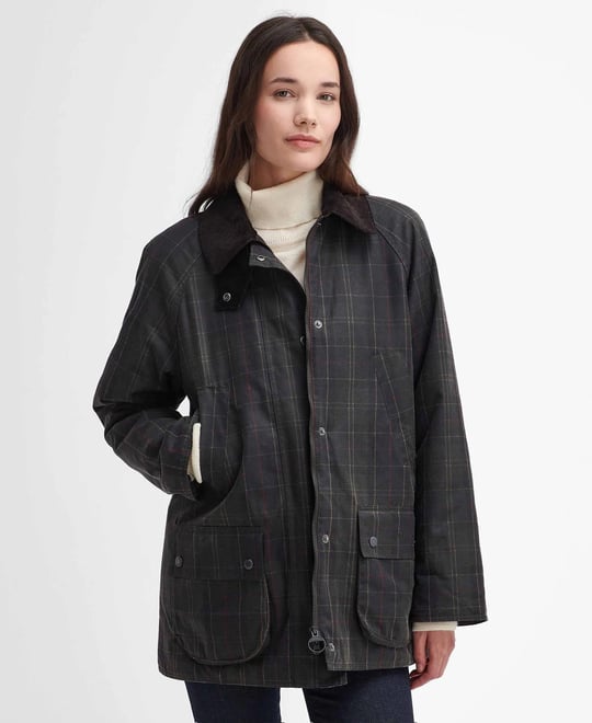 Barbour Tartan Ashby Yağlı Ceket