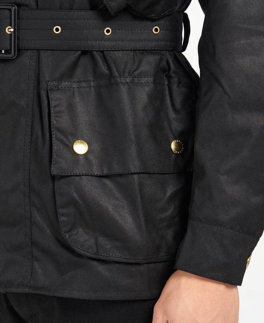 B.Int. International Yağlı Ceket BK51 Black