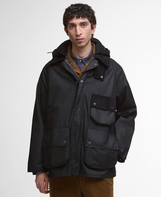 Barbour x TO KI TO Shoreman Yağlı Ceket OL51 Olive