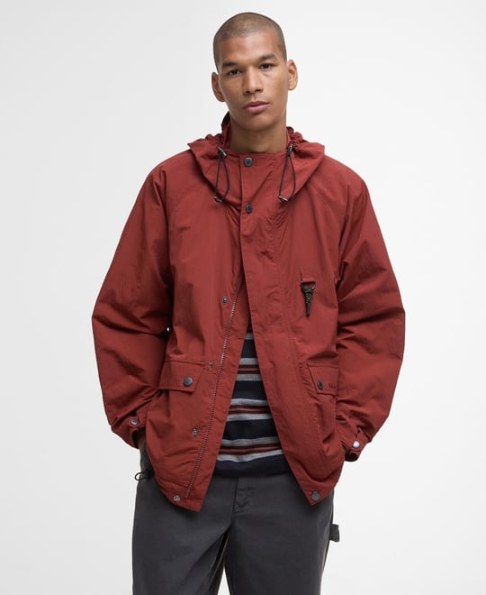 Barbour Field Showerproof Ceket OR91 Dark Ginger