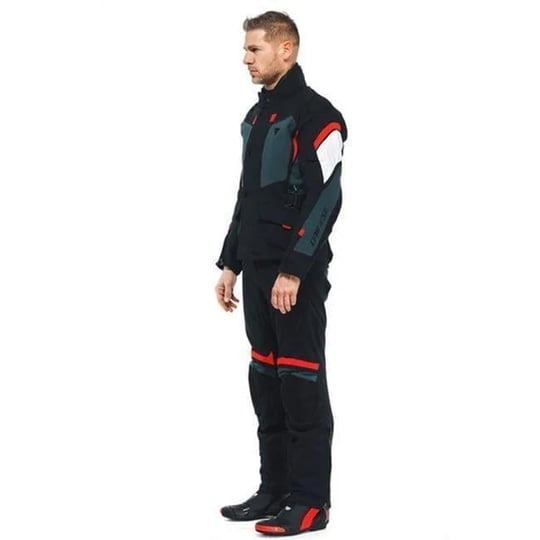DAINESE CARVE MASTER 3 G.TEX BLK EBONY LAVA RED CEKET