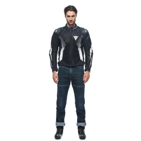 DAINESE SUPER RIDER 2 JACKET BLACK WHITE