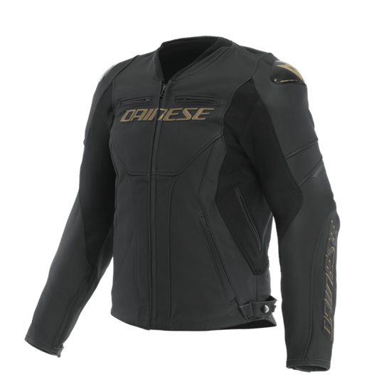 DAINESE RACING 5 BLACK GOLD DERİ MONT