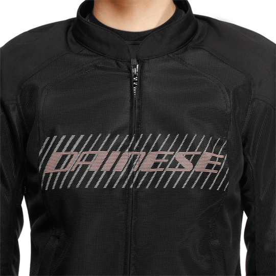DAINESE CEKET/HEROSPHERE AIR TEX JACKET WMN BLACK WHITE PEACH