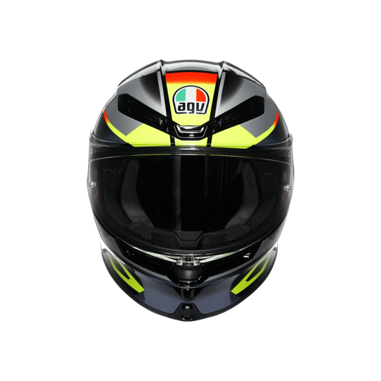 AGV KASK/K6 S MPLK ERAZER BLACK/RED YELLOW FLUO