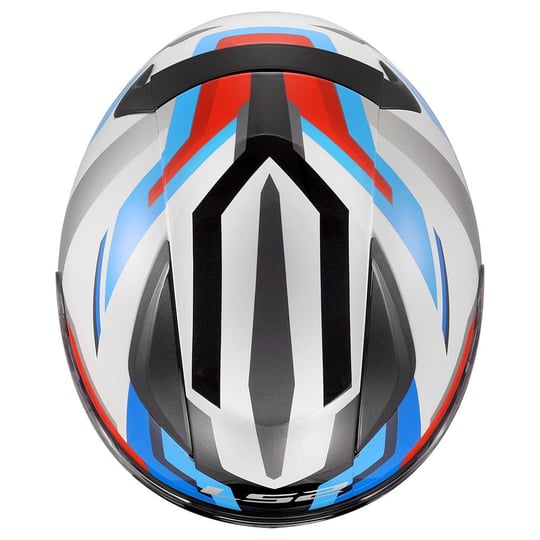 LS2 RAPID 2 HYPER BEYAZ-MAVİ-KIRMIZI KASK