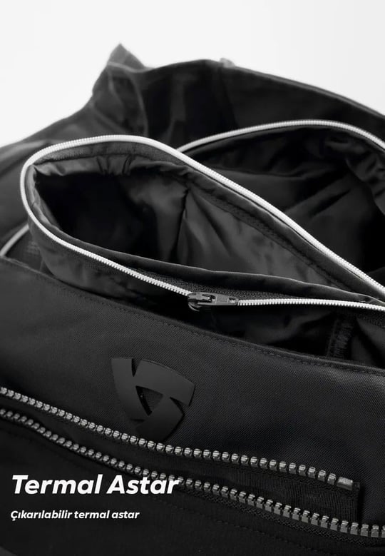 REVIT JACKET TRENCH GTX BLACK CEKET 